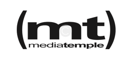 MediaTemple logo on a black background.